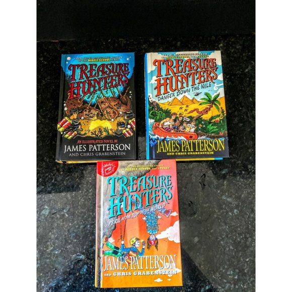 Treasure Hunters Books (Qty. 3), by James Patterson and Chris Grabenstein - Picture 1 of 6